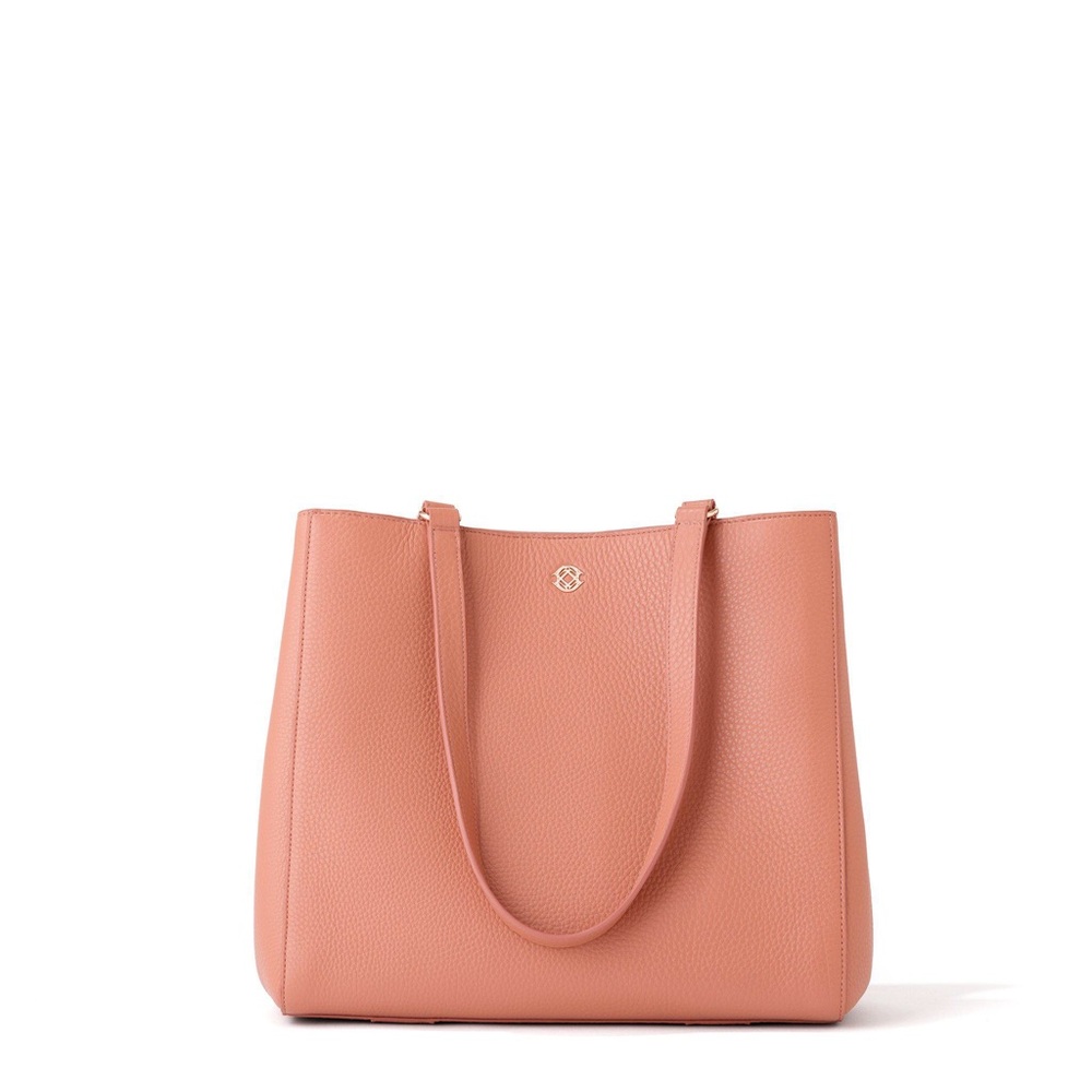 Dagne Dover Allyn Small Tote in Sienna